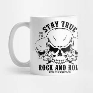 Stay true true love 1980 rock and roll feel the freedom Mug